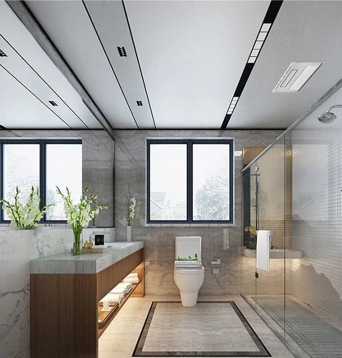 Cielorraso de baño