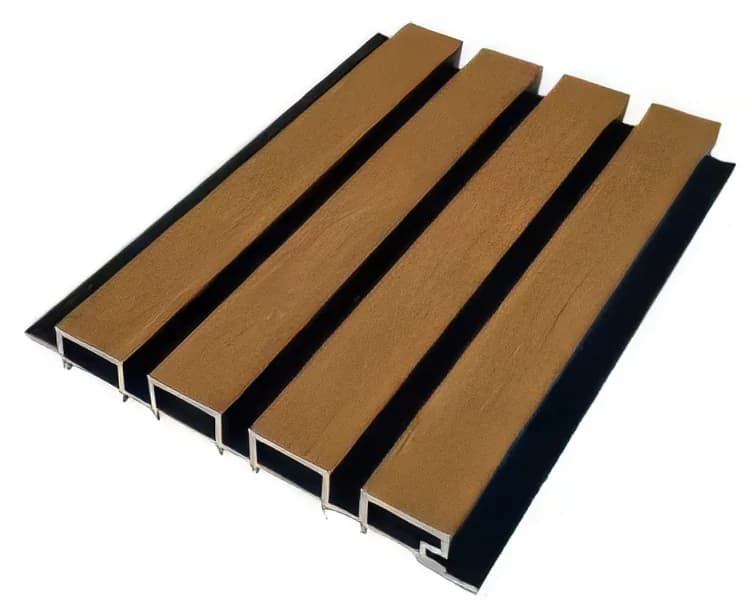 Panel de pared coextruido de media tapa 219×26
