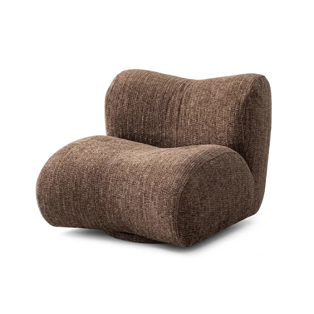 Sillón Cumbre · Sillón giratorio de formas orgánicas 81 × 90 cm