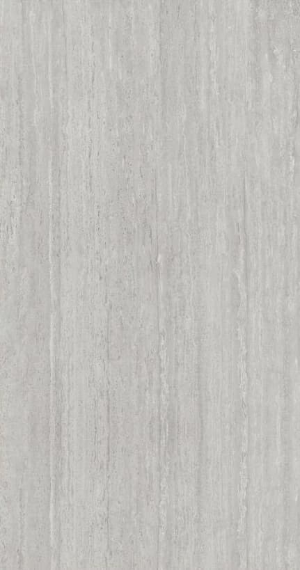 Porcelanato o cerámico símil travertino vetado gris