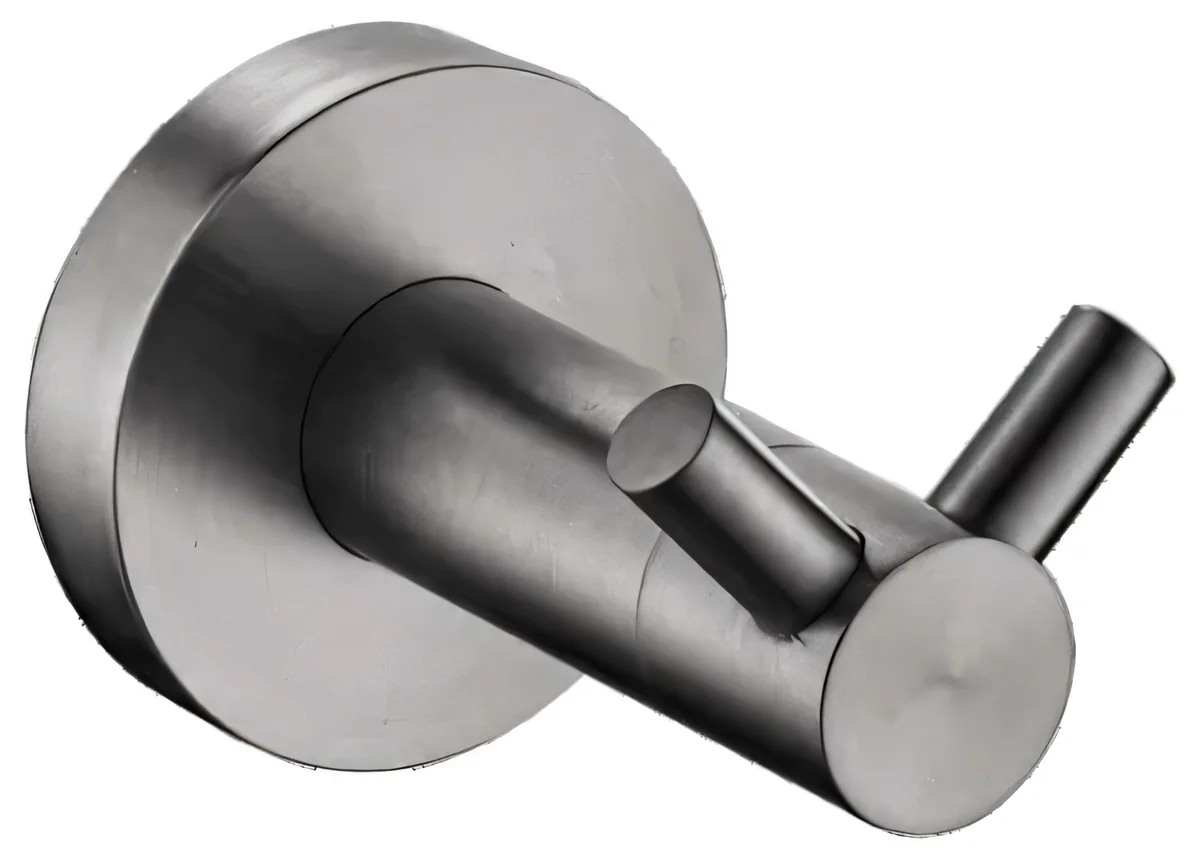 Percha doble redonda cepillado