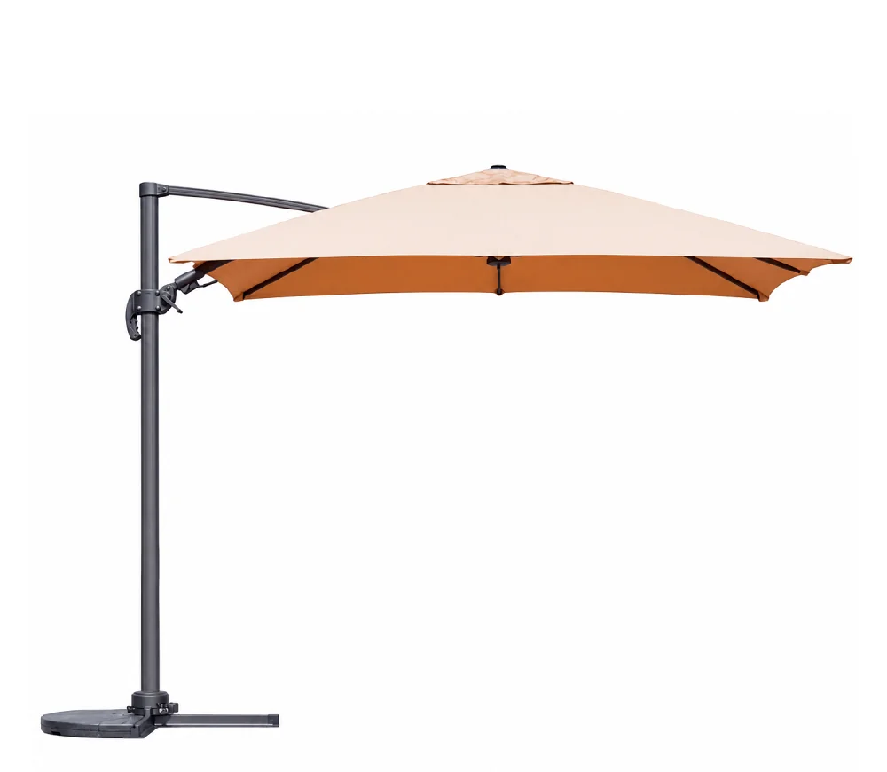Sombrilla de brazo lateral inclinable