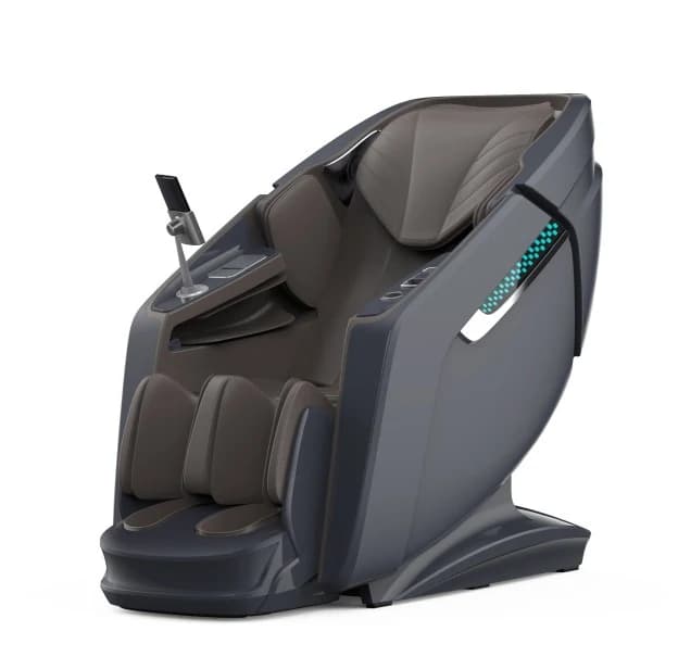 Sillón Soneja · Sillón de masaje con riel flexible, 36 bolsas de aire y amasado de pantorrillas