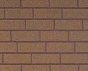 Panel metálico tallado ladrillo estándar terracota 38,3 × 400 · diseño 2
