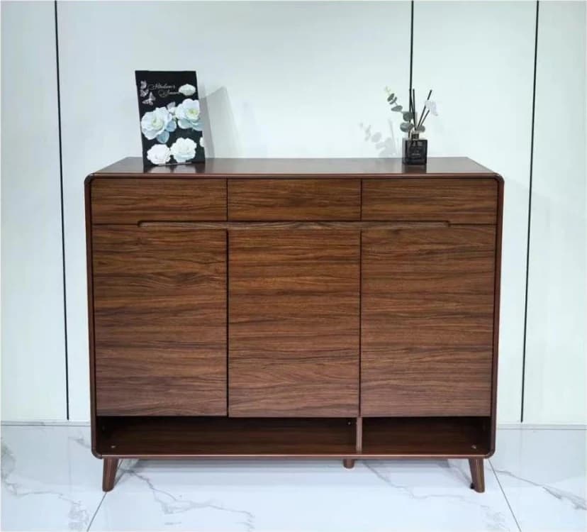 Zapatero símil madera, 120 × 34 × 98,5 cm