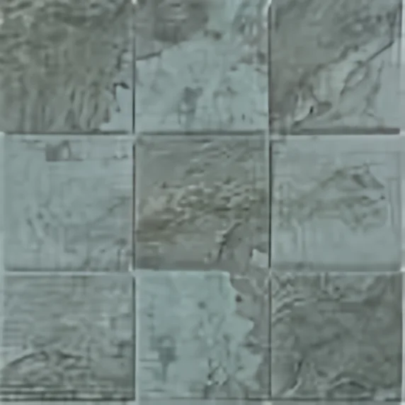 Mosaico cerámico símil mármol verde 97 × 97