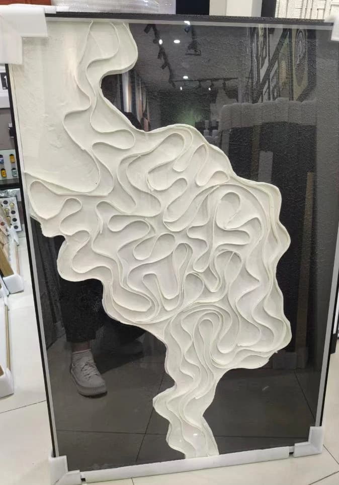 Cuadro Marejada · Cuadro con relieve pintado a mano