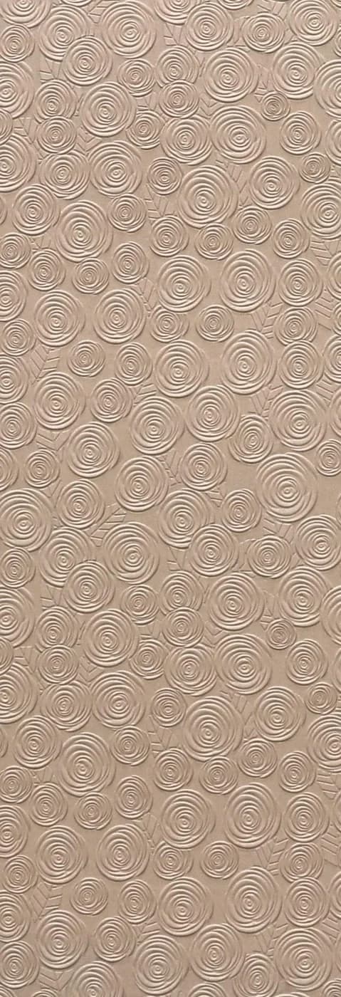 Placa con relieve en crudo, para laquear