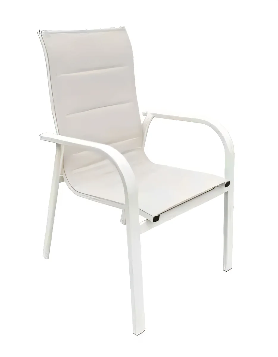 Silla de exterior con textileno