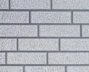 Panel metálico tallado ladrillo estándar gris claro 38,3 × 400 · diseño 2