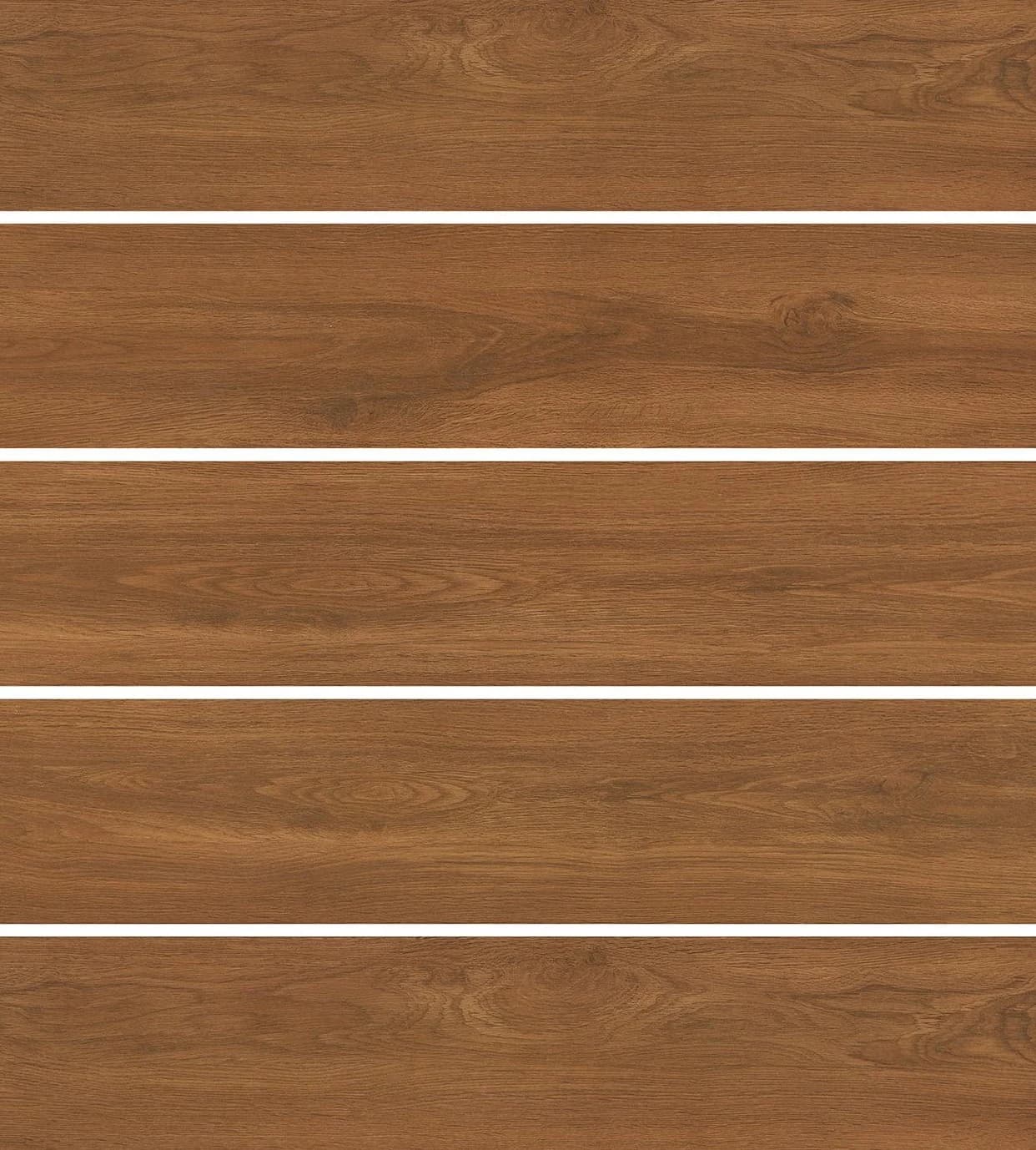 Cerámico símil madera castaño rojizo 20 × 100