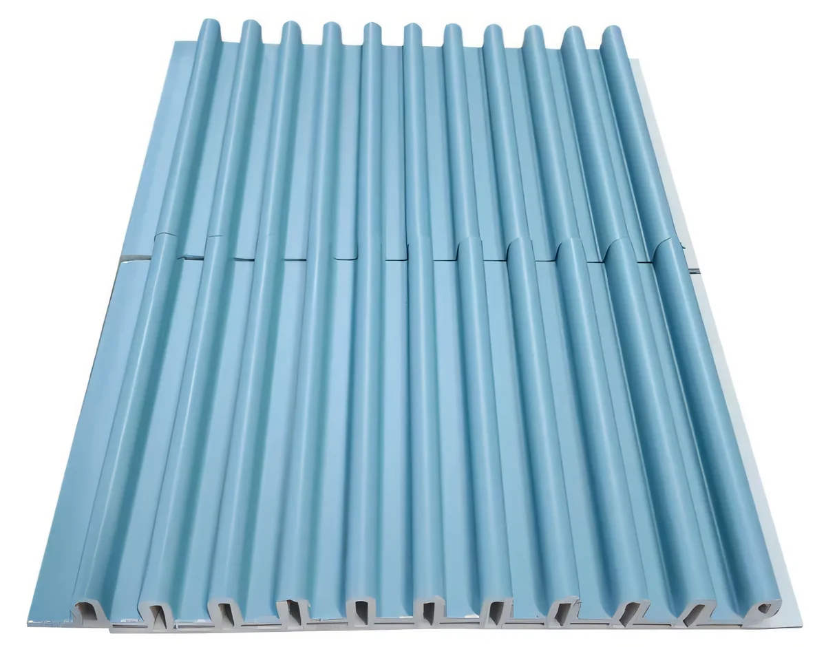 Panel WPC acanalado de 11 huecos redondos 150 × 15