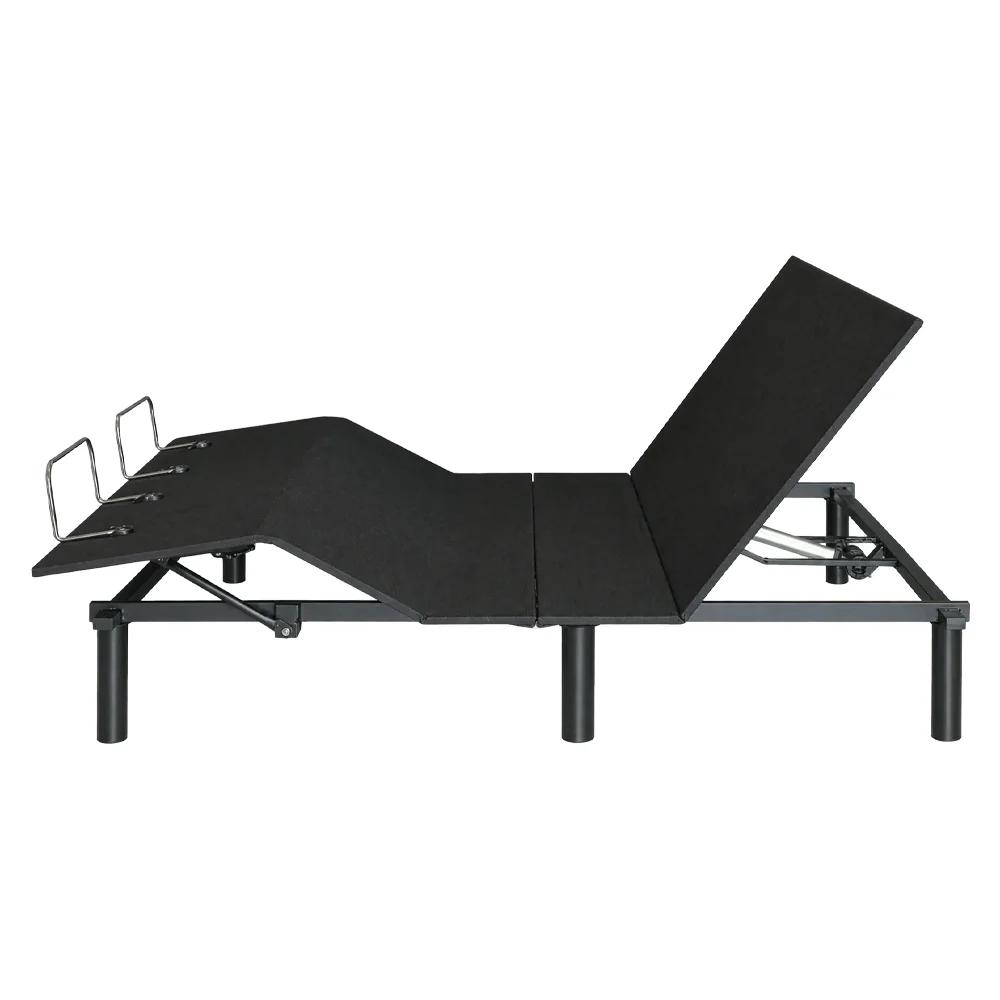 Base articulada negra con patas, 2 motores