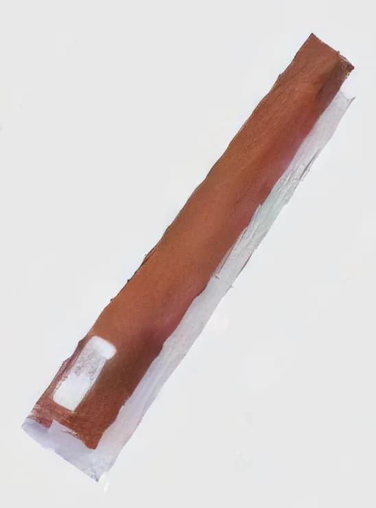 Perfil ángulo para panel de PVC símil madera rojiza 1
