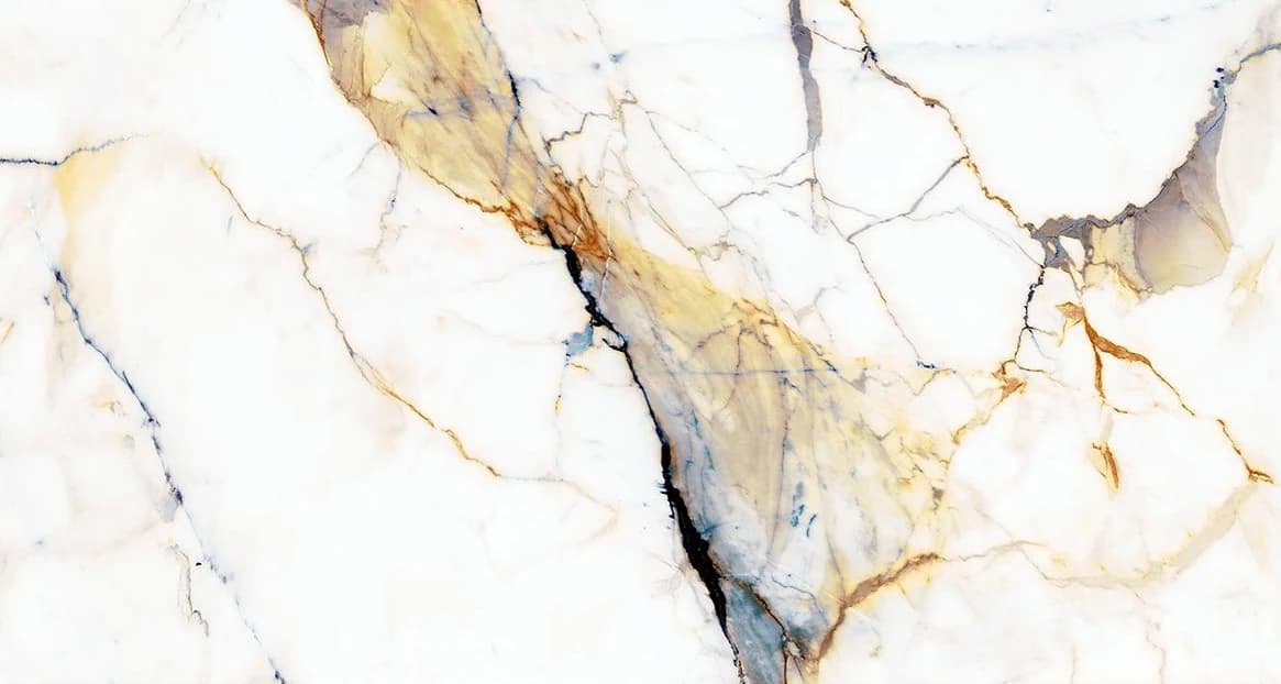 Revestimiento símil mármol blanco con vetas doradas 05