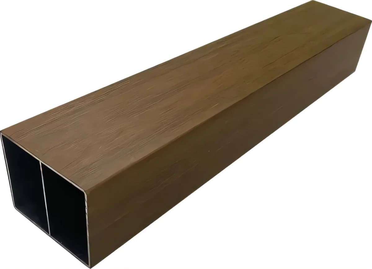 Tubo hueco coextruido con alma de aluminio 60 × 50