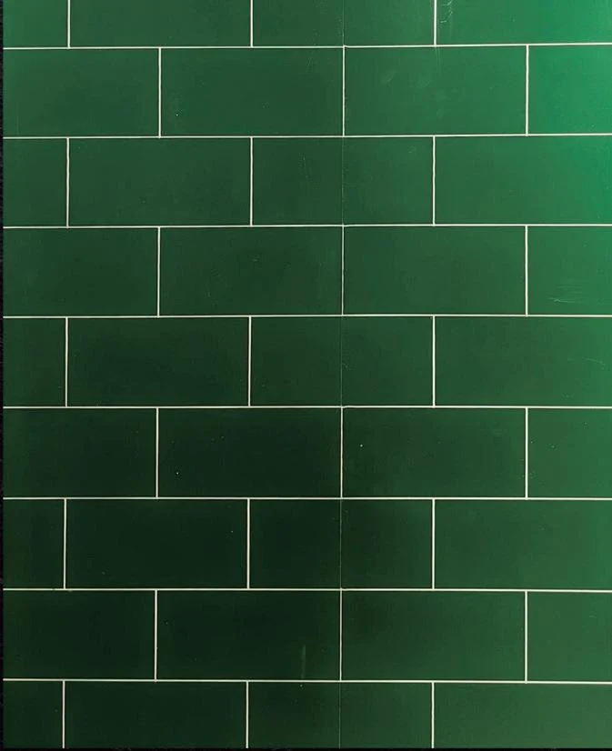 Placa UV de PVC panel spc verde oscuro 2