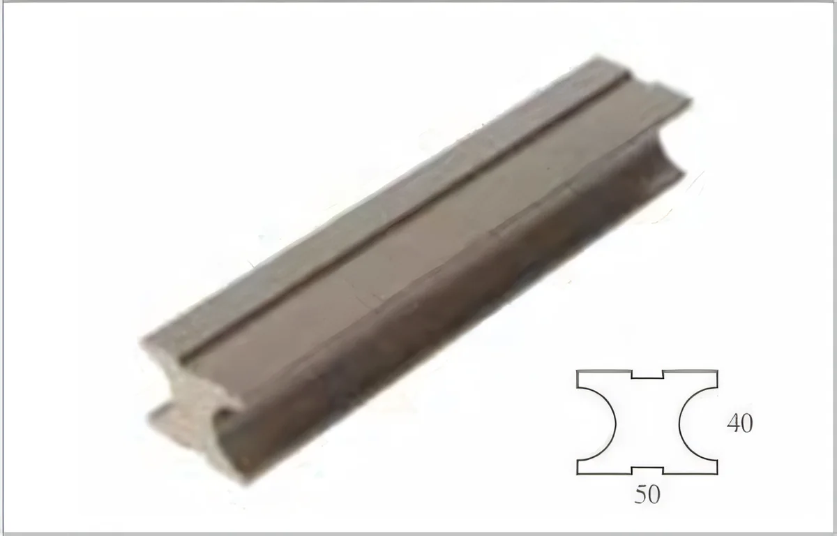 Rastrel de deck ranurado 50 × 40