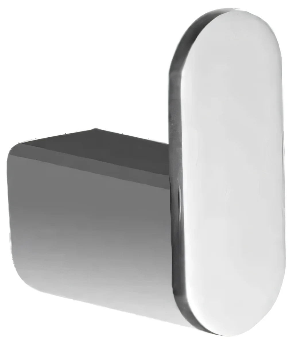 Percha ovalada cromo