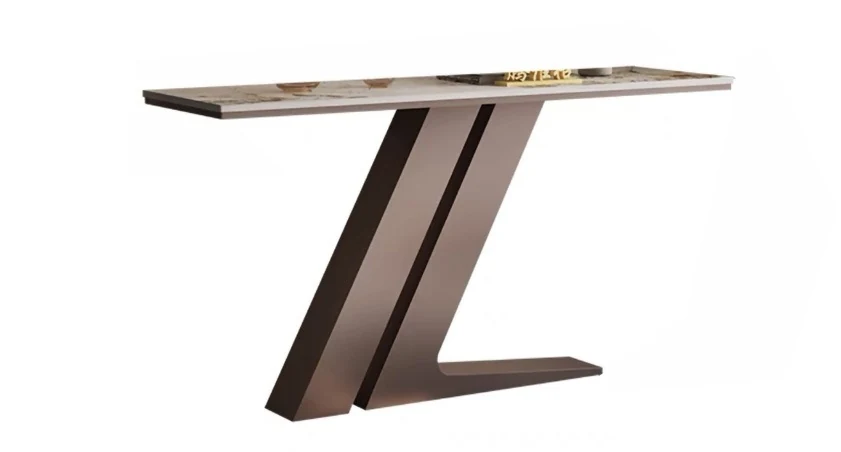 Consola con pie en Z 150 × 40 cm