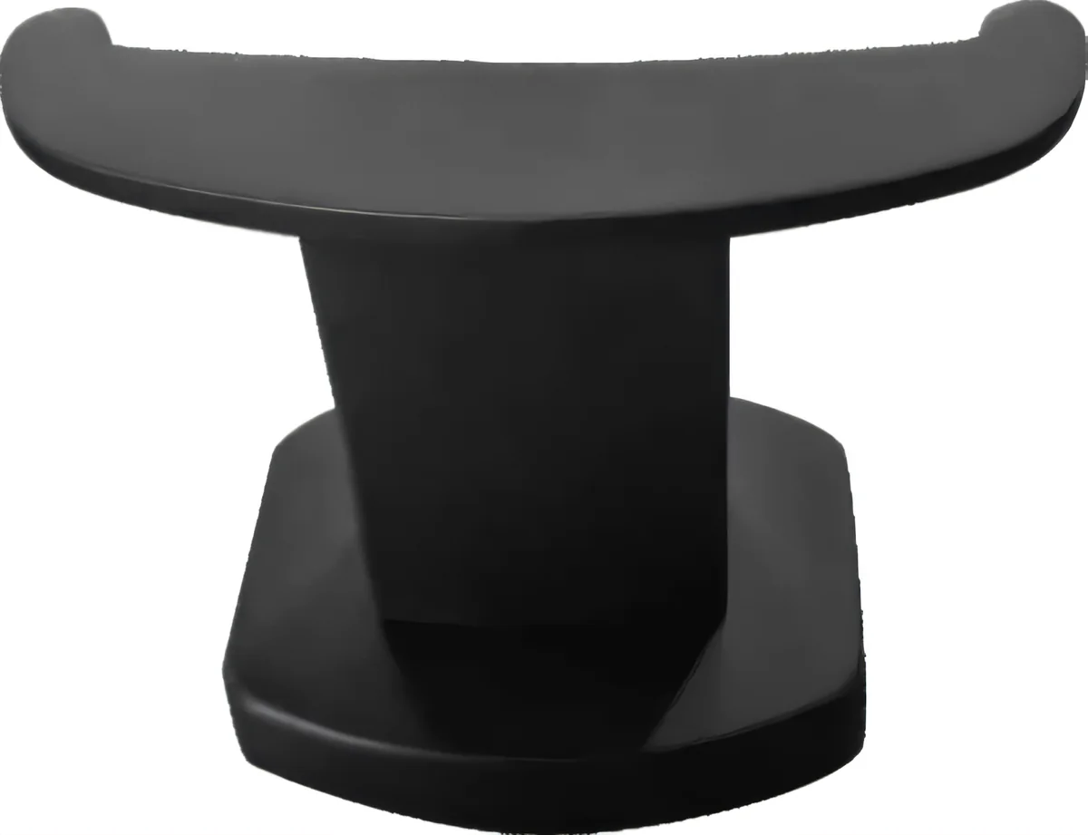 Percha negra mate