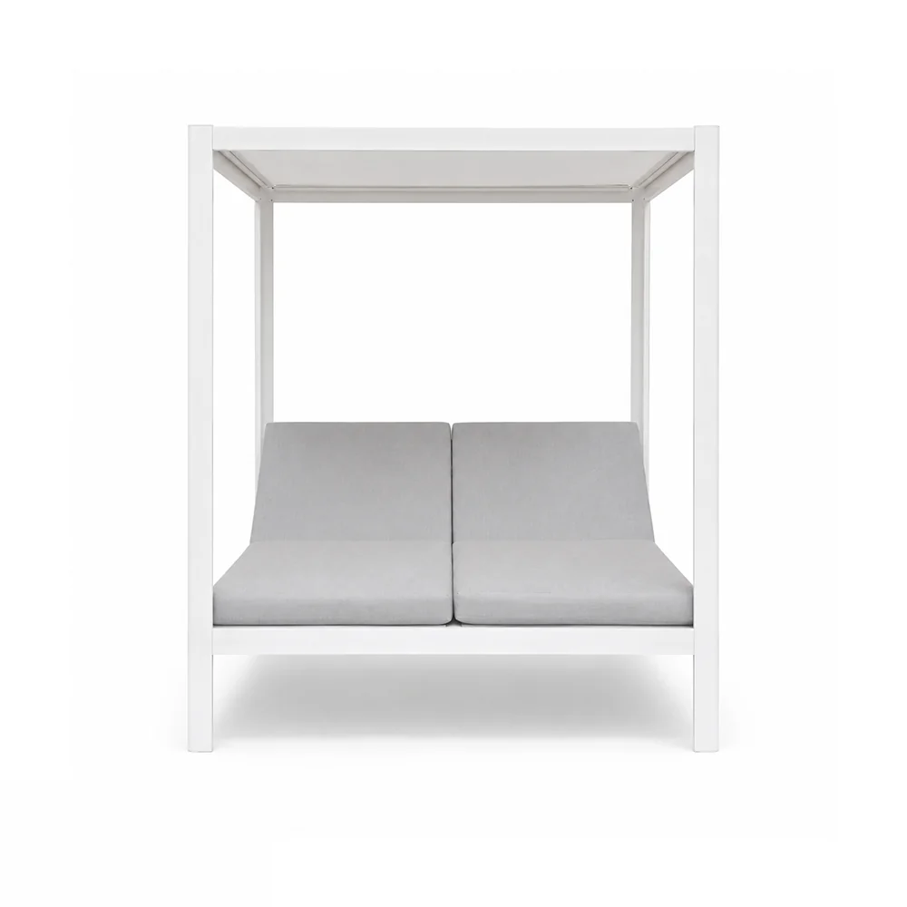 Daybed de exterior con techo de aluminio