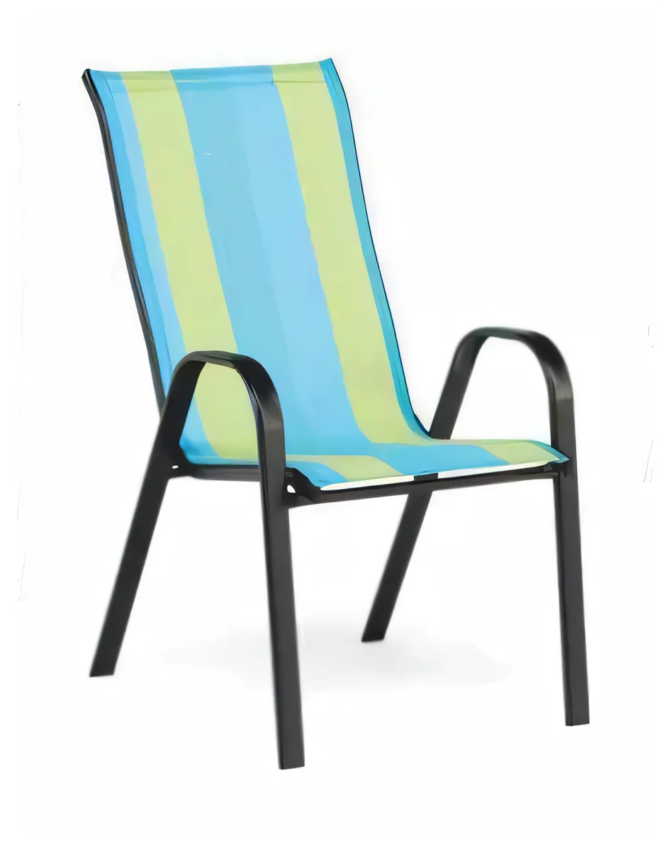 Silla de exterior de acero con textileno · modelo 03