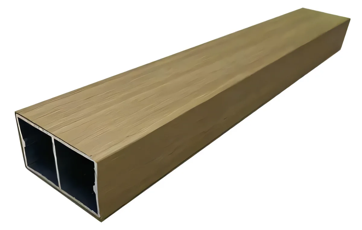 Tubo hueco coextruido con alma de aluminio 50 × 30