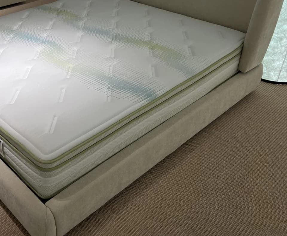 Colchón de resortes Bonnell con viscoelástica, tela antibacteriana 25 cm