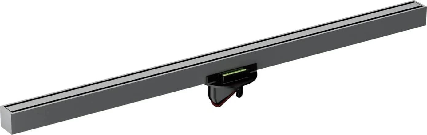 Canaleta de piso extra angosta de acero inoxidable de tapa lisa con ranura fina 26 × 600