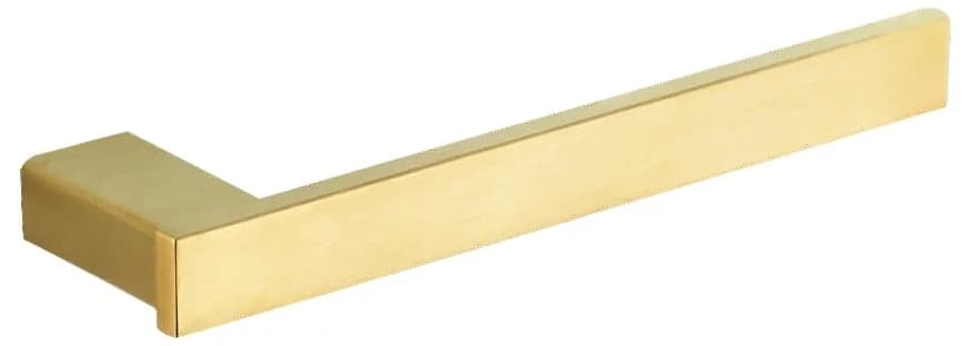 Toallero barra recta cuadrado dorado cepillado