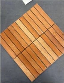 Ladrillo rojo de terracota perfil U cóncavo 25 × 150