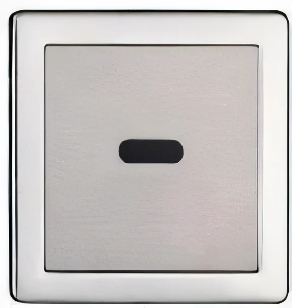 Válvula de descarga automática con sensor · de empotrar con placa cuadrada y sensor lateral