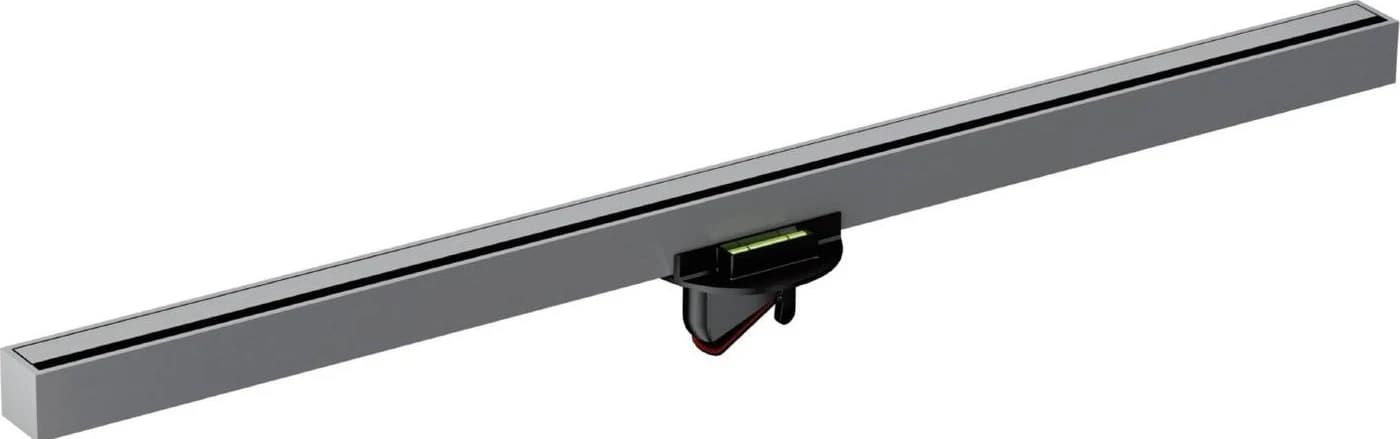 Canaleta de piso extra angosta de acero inoxidable de tapa lisa con ranura ancha 26 × 600