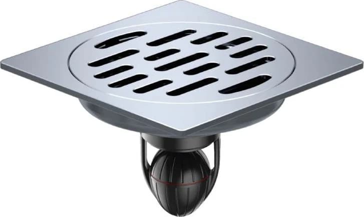 Rejilla de piso de acero inoxidable de ranuras salteadas 100 × 100