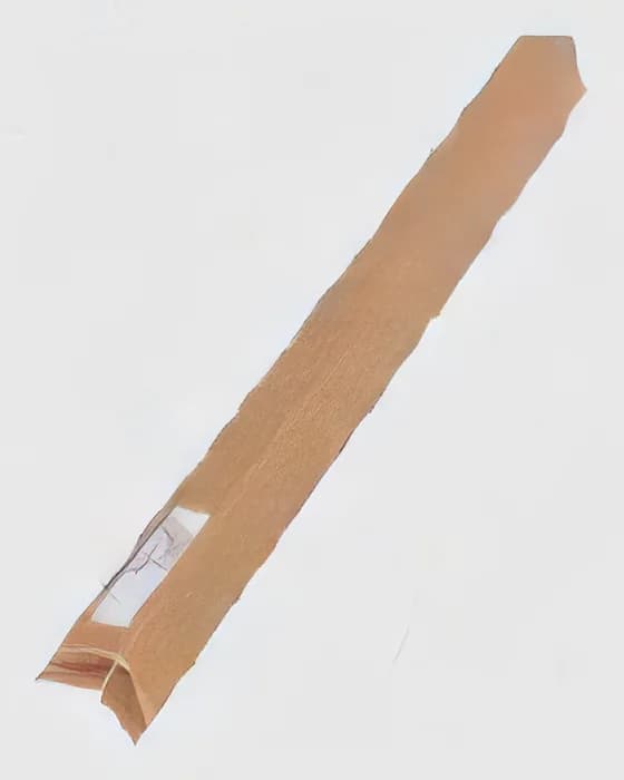 Perfil ángulo para panel de PVC símil madera anaranjada 2