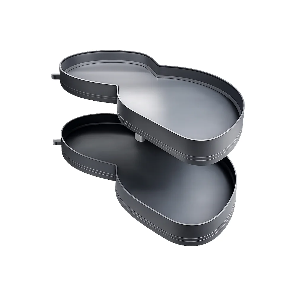 Bandejas pivotantes de aluminio para mueble de 90 cm