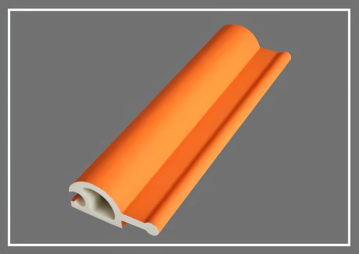 Moldura WPC de nariz redonda 50,5 × 23