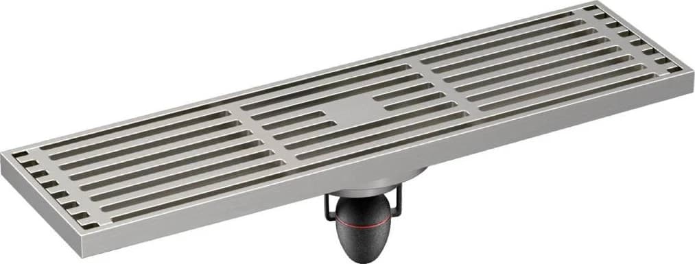 Canaleta de piso de ranuras rectas 80 × 300