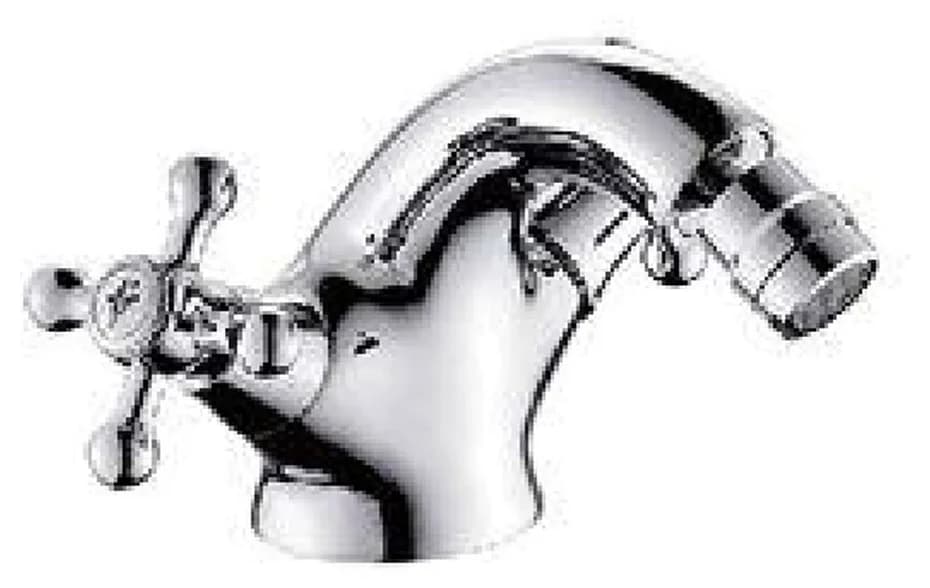 Grifería de bidet bicomando · dos volantes a cruz