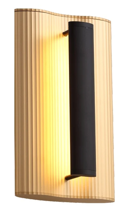 Aplique de pantalla acanalada con barra de color 17,5 × 30 / 80 cm