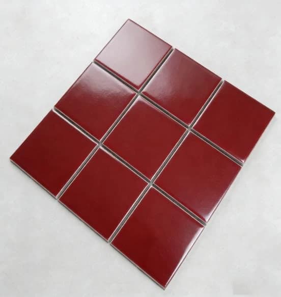 Mosaico de color liso mate 30 × 30