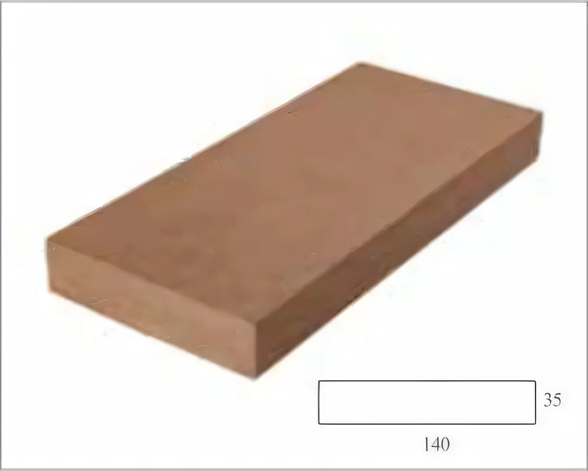 Deck macizo marrón 140 × 35