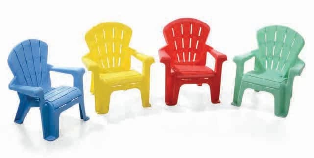 Sillón Legajo · Sillón infantil de jardín con respaldo de listones