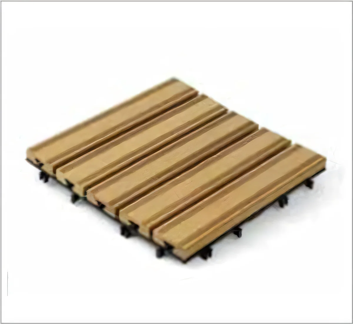 Baldosa DIY ranurada fina 300 × 300 × 26