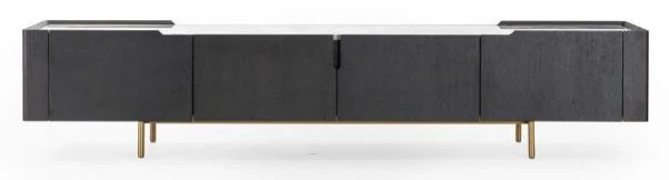 Rack de TV bajo con patas finas