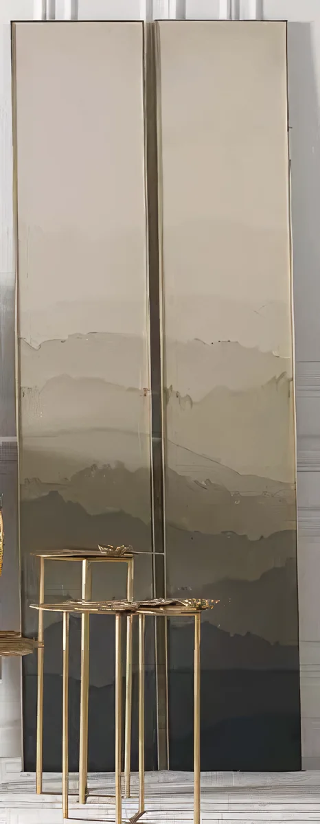 Paneles decorativos en degradé 45 × 190 cm