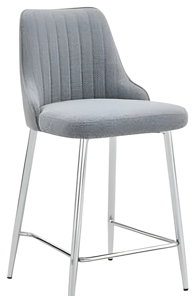 Banqueta Peonia · Banqueta alta gris