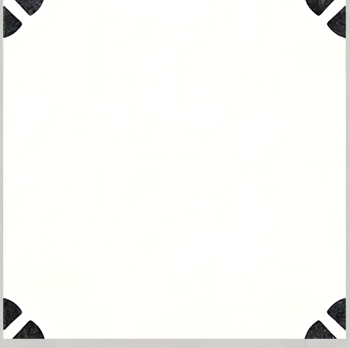 Porcelanato decorado esquinas menudas 40 × 40