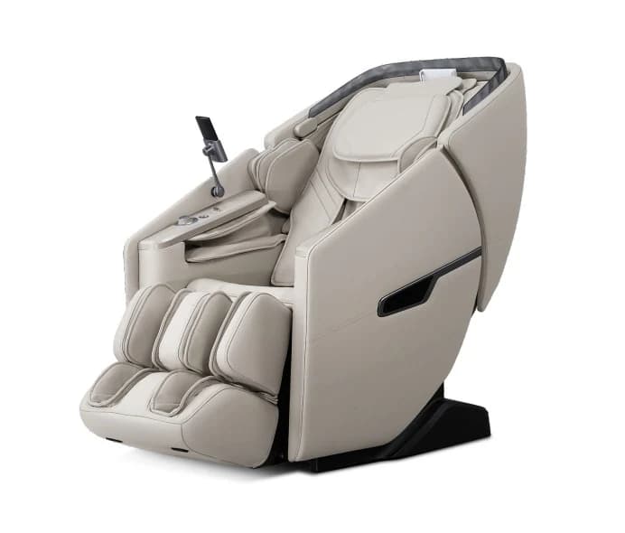 Sillón Sotalbo · Sillón de masaje con tracción lumbar, riel flexible y 38 bolsas de aire